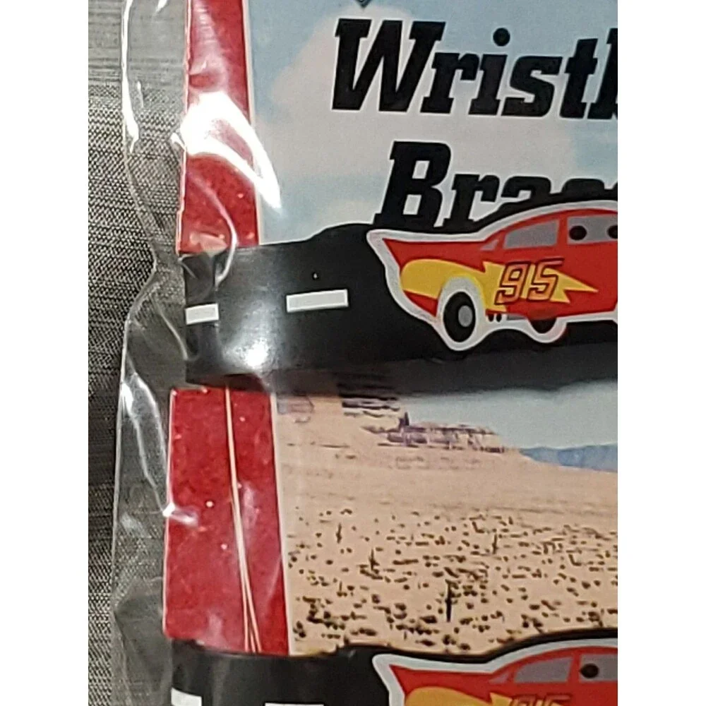 Vntg. Y2K Disney Cars Party Favors/4 Wristbands/NOS/Deadstock/Hallmark/Pixar‎